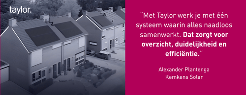 Alexander Plantenga, vestigingsmanager KemkensSolar: "Het is belangrijk dat het systeem stabiel functioneert en eenvoudig in gebruik is voor de bewoners. Als dat niet klopt, wordt het op schaal onwerkbaar.”
